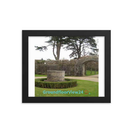 Nature's Wonders Framed poster with groundfloorview24 with House Logo