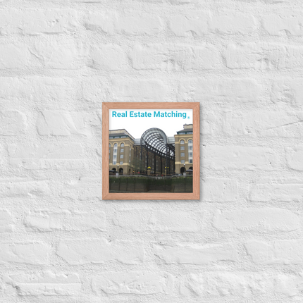 Hay's Galleria Framed poster with Real Estate Matching Logo