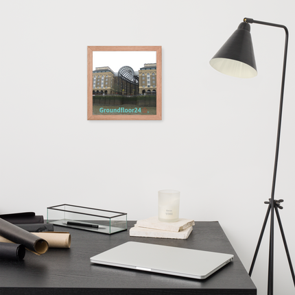 Hay's Galleria Framed poster with Groundfloor24 Logo