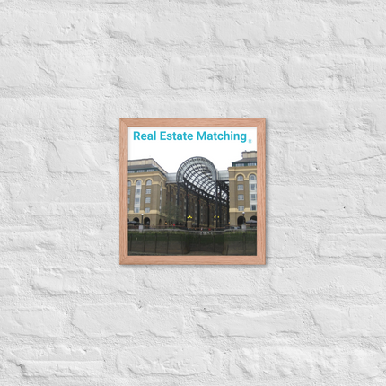 Hay's Galleria Framed poster with Real Estate Matching Logo