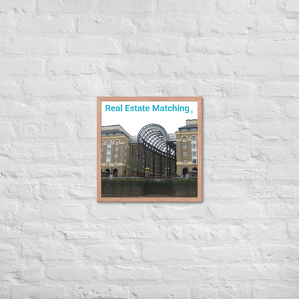 Hay's Galleria Framed poster with Real Estate Matching Logo