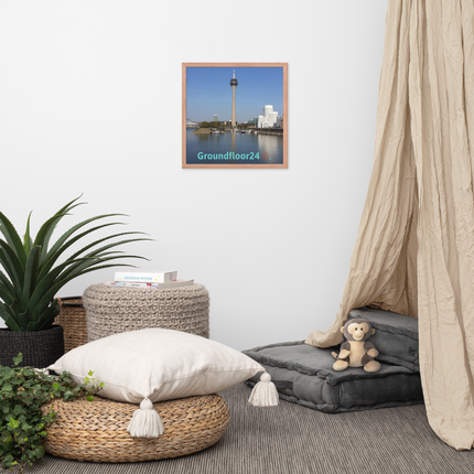 Lovely Sinari Framed poster with Groundfloor24 Logo