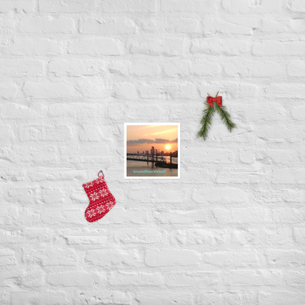 Evening Glow Poster with realestatematching with key Logo