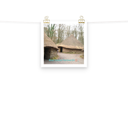 Village Charm Poster with realestatepartner24 with house Logo