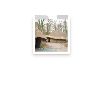 Village Charm Poster with realestatepartner24 with house Logo