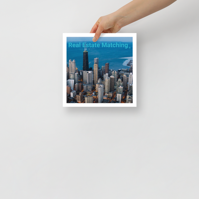 Beutiful Sinari Poster with Real Estate Matching Logo