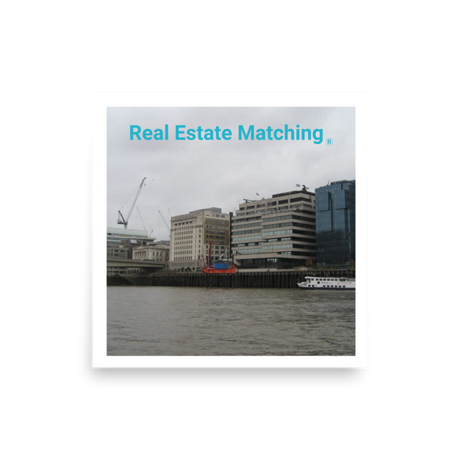 Beautiful Place Poster with Real Estate Matching Logo