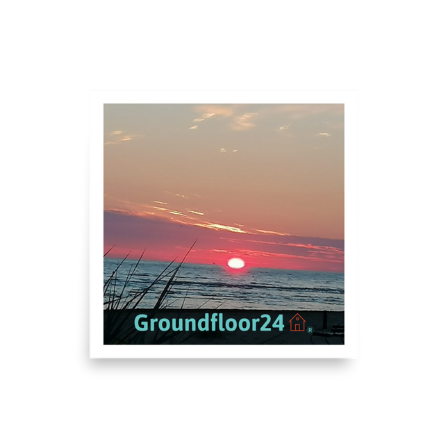 Beutiful Poster with Groundfloor24 Logo