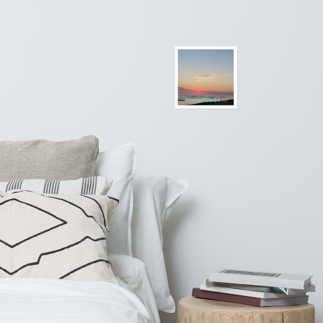 Sunset Sinari Poster with Groundfloor24 Logo