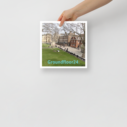 Beutiful Park Poster with Groundfloor24 without House Logo