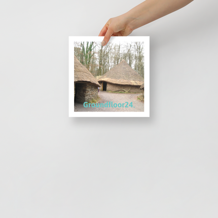 Village Charm Poster with Groundfloor24 without House Logo