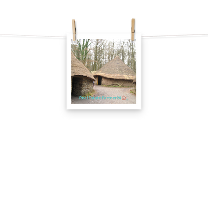 Village Charm Poster with realestatepartner24 with house Logo