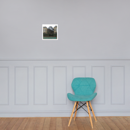 Hay's Galleria Poster with Real Estate Matching24 Logo