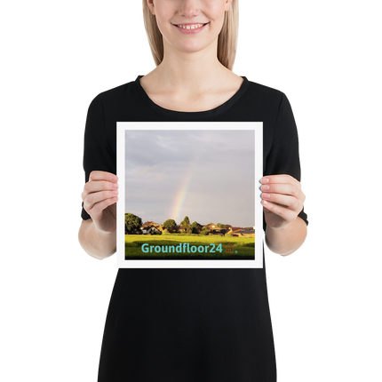 The Rainbow Sinari Poster with Groundfloor24 Logo