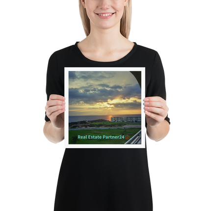 Natural View Poster with realestatepartner24 with house Logo
