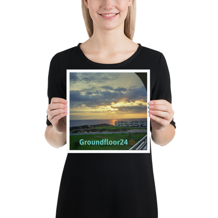 Natural View Poster with Groundfloor24 with House Logo