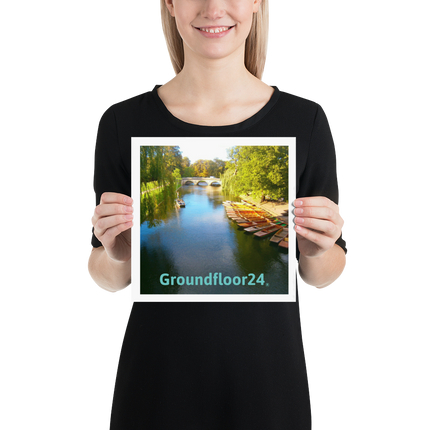 Beautiful Nature Poster with Groundfloor24 without House Logo