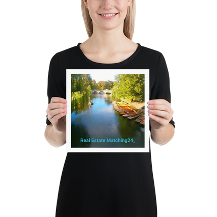 Beautiful Nature Poster with realestatematching24 without key Logo