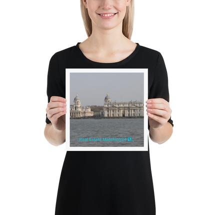 Riverside Beauty Poster with realestatematching24 with key Logo