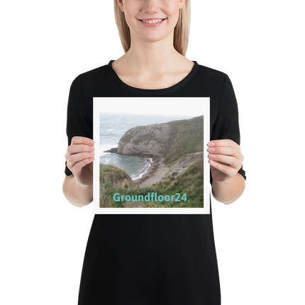 Sea & Hills Poster with Groundfloor24 without House Logo