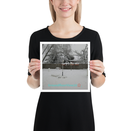 Winter Wonderland Poster with groundfloorview24 with House Logo
