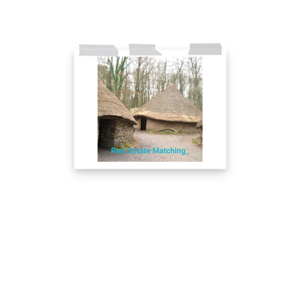 Village Charm Poster with realestatematching without key Logo