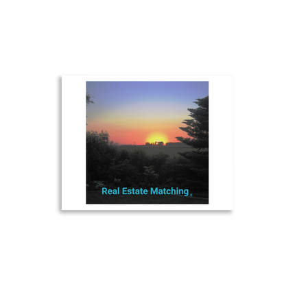 Beutiful Sunset Sinari Poster with realestatematching without key Logo