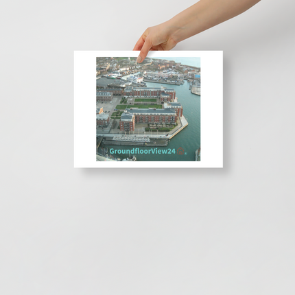 Nice City Poster with groundfloorview24 with House Logo