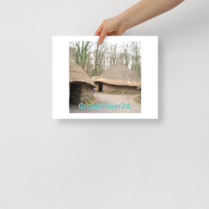 Village Charm Poster with Groundfloor24 without House Logo