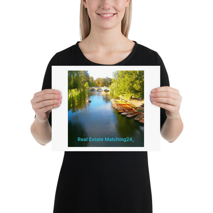 Beautiful Nature Poster with realestatematching24 without key Logo