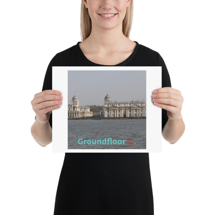 Riverside Beauty Poster with Groundfloor with House Logo