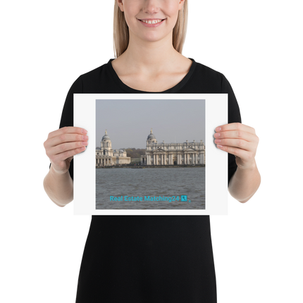 Riverside Beauty Poster with realestatematching24 with key Logo
