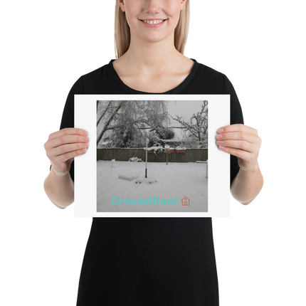 Winter Wonderland Poster with Groundfloor with House Logo