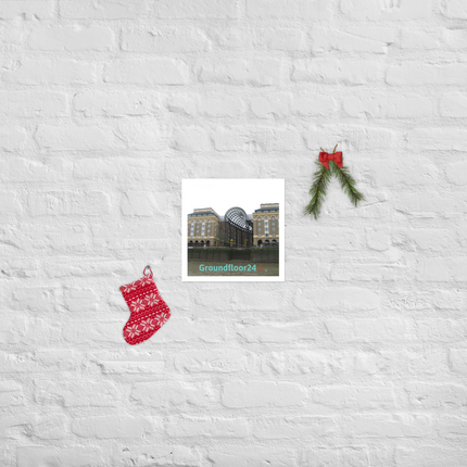 Hay's Galleria Poster with Groundfloor24 Logo