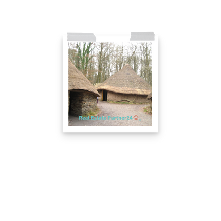 Village Charm Poster with realestatepartner24 with house Logo