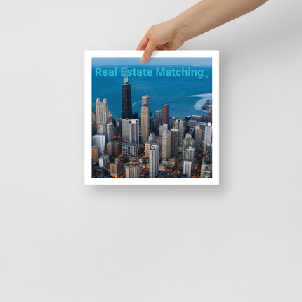 Beutiful Sinari Poster with Real Estate Matching Logo