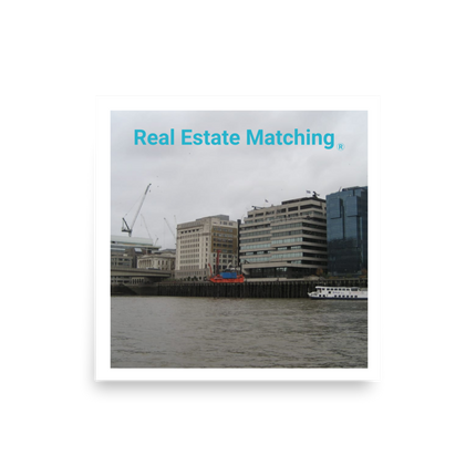 Beautiful Place Poster with Real Estate Matching Logo