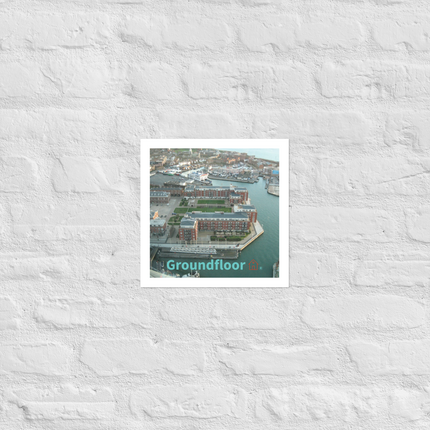 Nice City Poster with Groundfloor with House Logo