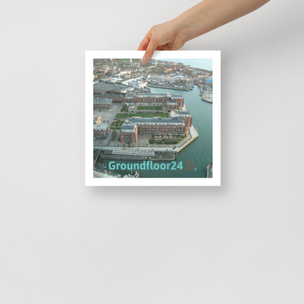 Nice City Poster with Groundfloor24 with House Logo