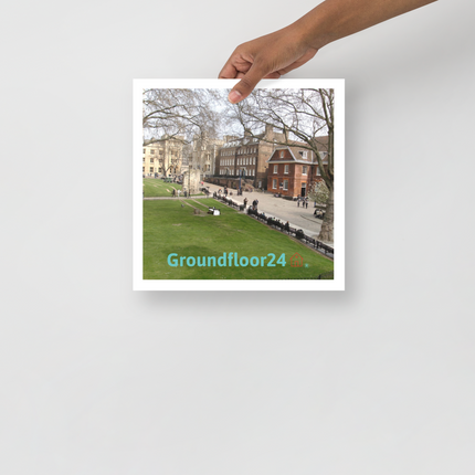 Beutiful Park Poster with Groundfloor24 with House Logo