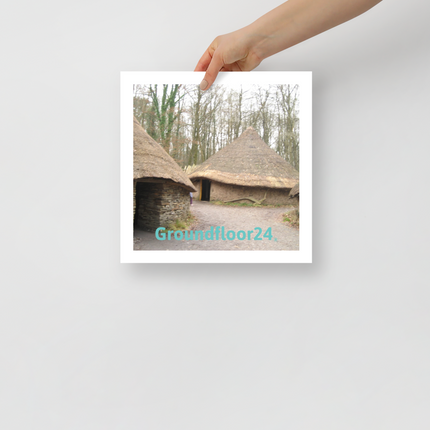 Village Charm Poster with Groundfloor24 without House Logo
