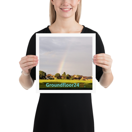 The Rainbow Sinari Poster with Groundfloor24 Logo