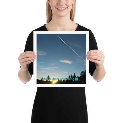 Attractive Sinari Poster with realestatematching with key Logo