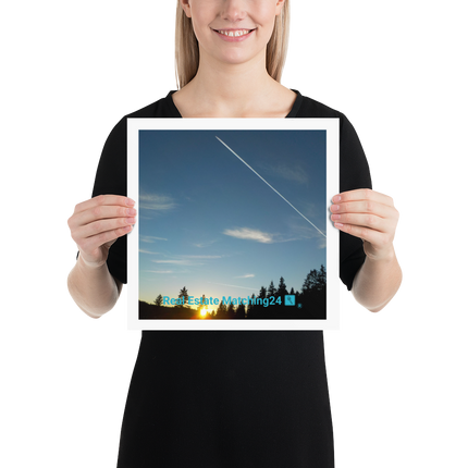Attractive Sinari Poster with realestatematching24 with key Logo