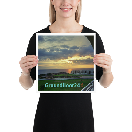 Natural View Poster with Groundfloor24 with House Logo
