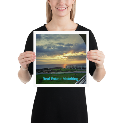 Natural View Poster with realestatematching without key Logo