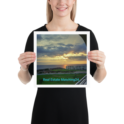 Natural View Poster with realestatematching24 without key Logo