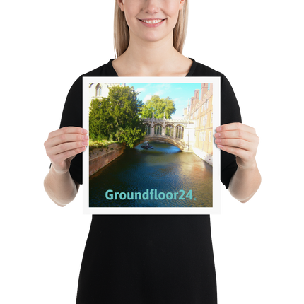 Beutiful Canel Poster with Groundfloor24 without House Logo