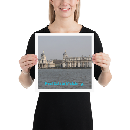 Riverside Beauty Poster with realestatematching without key Logo