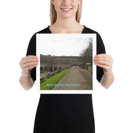 Majestic Palace Poster with realestatepartner24 with house Logo